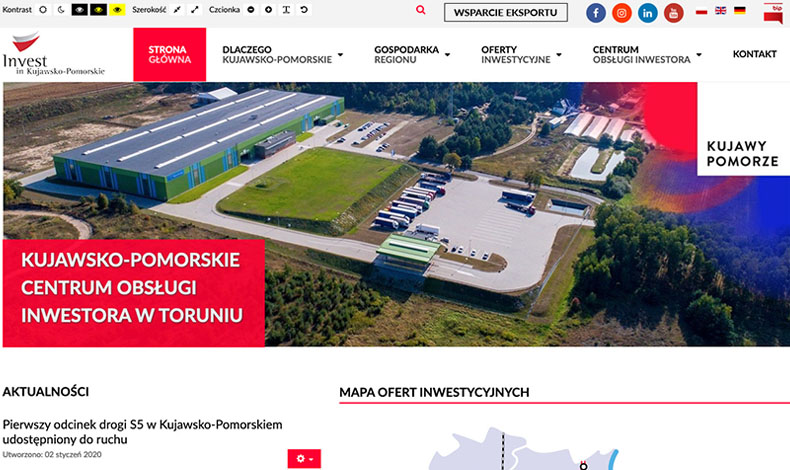 Portal gospodarczy invest in Kujawsko-pomorskie